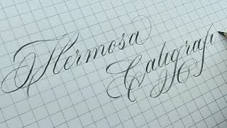 ❤️ Como Escribir Letra Cursiva Bonita en Español  Caligrafía Inglesa  Pablo Bermúdez [upl. by Darken749]