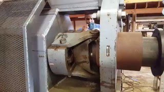 Leonard Conrac PHI Tulip M369 pipe end flange forming machine [upl. by Ainoyek]