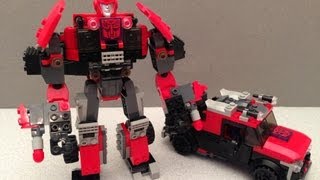 KREO IRONHIDE AUTOBOT ASSAULT DEVASTATOR TOYS R US EXCLUSIVE BUILD PLAYSET REVIEW [upl. by Edelman]