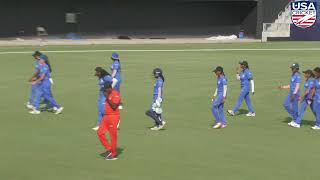 USAC Women U19 National T20 Championship  2024 Red v Blue [upl. by Aikemal]