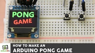 Arduino Game Project Pong Game using an Arduino Uno and Color OLED display SSD1331 Easy tutorial [upl. by Jackqueline674]