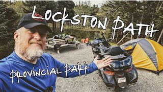 Motorcycle Camping at Lockston Path Provincial Park Near Bonavista [upl. by Uot]