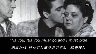 歌詞対訳 Danny Boy  Elvis Presley 1976 [upl. by Atnod682]