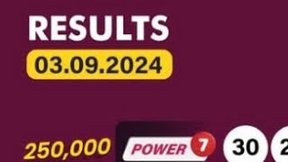 uwinn lottery results September 392024 POWER 7 GRAND 6 MAX 3 4 YOU SPIN 5 [upl. by Rosaleen]