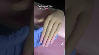 Come with me to practice acrylic nails until filing isn’t needed  acrylicnails nails nailtech [upl. by Felton765]