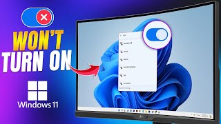 How to Fix Windows WiFi Wont Turn On  Windows 1011 Troubleshooting [upl. by Nehtanoj969]