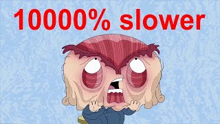 Family Guy  Stewies Face Falls Off 10000 slower [upl. by Ailekat]