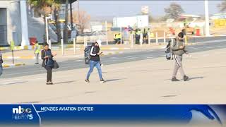 NAC evicts Menzies Aviation  nbc [upl. by Kcirrej]