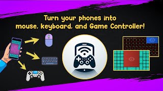 PC Controller  Turn Your Phones into mouse keyboard and Game Controller [upl. by Aimee]