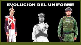 Evolución del uniforme del Ejército Mexicano [upl. by Aicilef]