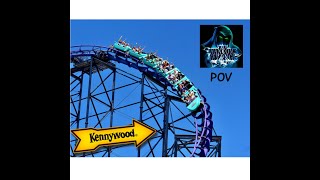 Phantoms Revenge  Kennywood  Front Seat POV  Non Copyright  2022 [upl. by Romy]