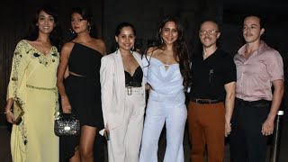 Anusha Dandekar amp Sisters Stole The Show At Farhan AkhtarShibani Dandekars Wedding Party [upl. by Yesak]