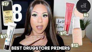 BEST AFFORDABLE DRUGSTORE PRIMERS  OILY COMBO AND DRY SKIN TYPES [upl. by Primrose677]