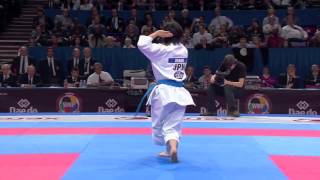 Final Female Kata Rika Usami of Japan 宇佐美 里香。空手 HD [upl. by Atiuqad558]