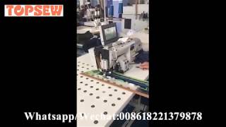 Automatic jig running sewing machine for collar [upl. by Ibrik323]