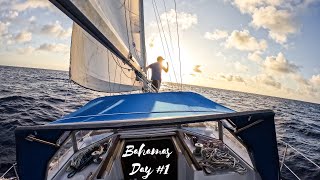 Sailing amp Checking Into the Bahamas Day 1 West End [upl. by Otxis]