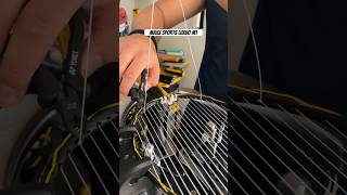 ASMR Badminton Stringing  Maxx Sports Luxuo M1 badmintonequipment asmr badminton [upl. by Nagrom]