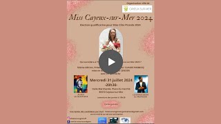 Miss Cayeux sur Mer 2024 – Cayeux sur Mer  Benoît MEURICE [upl. by Aynad]