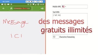 envoyer des messages SMS vers tous les pays illimités [upl. by Doralyn]