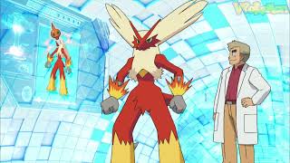 Blaziken attacks Professor Oak  Professor Oak Funny Moments [upl. by Liddle]