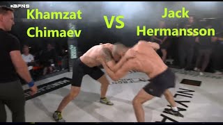 Khamzat Chimaev vs Jack Hermansson  Full Freestyle Wrestling Match [upl. by Burgess]