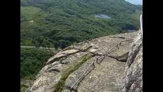 Precipice Trail Most Dangerous Part Acadia National Park Maine [upl. by Rebecka]