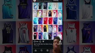 NBA City jersey rant nba [upl. by Ahseinet]