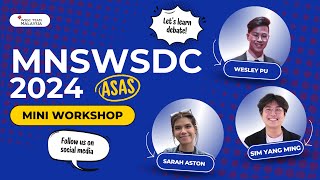 MNSWSDC 2024  ASAS Mini Workshop [upl. by Hyrup]