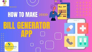 Bill Generator App  MIT App Inventor [upl. by Noemis]