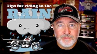 Tips for riding a motorcycle in the rain  Episode  29 MCrider [upl. by Twedy144]