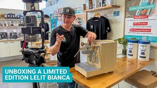 Live at Artisti Coffee Roasters Introducing the Ltd Edition Lelit Bianca [upl. by Aicened]