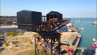 Cowes Hammerhead Crane  After Renovation  Sep 2018 [upl. by Darya977]