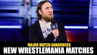 New Wrestlemania 34 Matches  Latest WWE Smackdown Live Updates [upl. by Anahsar]