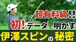 アマチュアにも打てるスピンと伊澤スピンの秘密！特別に初公開いたします。【アプローチの神】【伊澤秀憲】 [upl. by Kachine]