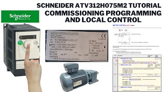 Schneider ATV312 programming local control [upl. by Domeniga]