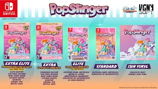 PopSlingerNintendo Switch  VGNYsoft Launch Trailer [upl. by Airretal989]