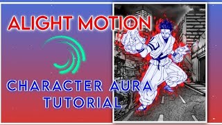 Alight Motion  Manga Character Aura Tutorial [upl. by Llenrad725]