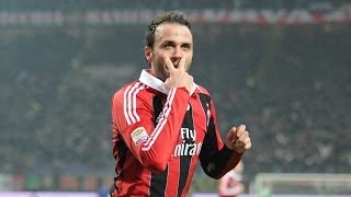 Giampaolo Pazzini  All goals for Milan 20122013 [upl. by Luana555]