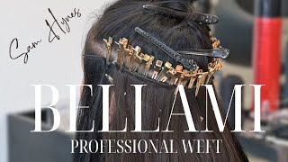 Bellami Weft Hair Extensions And CORECT Application Tips weftextensions besthairextensions [upl. by Hesketh]