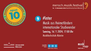 MenschMusikFestival 2024  inter  Sonntag 17112024 1700 Uhr [upl. by Dash589]