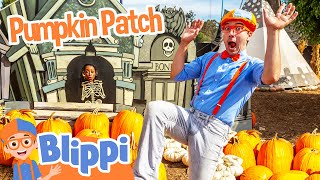 Blippi and Meekah’s Spooky Pumpkin Patch Playdate Halloween Episodes for Kids [upl. by Werdma75]