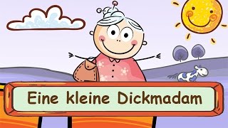 🌼 Eine kleine Dickmadam  Kniereiter zum Mitsingen  Kinderlieder [upl. by Polik]