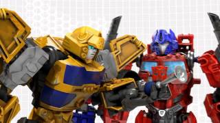 Transformers Construct Bots Bumblebee Speaks [upl. by Terzas]