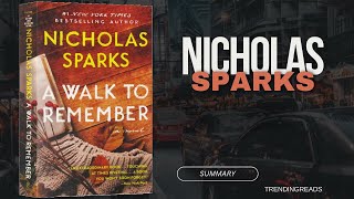 A Walk to Remember AudioNovel By Nicholas Sparks audiobook [upl. by Kcirdehs]