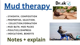 Mud therapy mudbathmudpack Naturopathy easy explainswasthvritbamssoilnaturopathy complete note [upl. by Salokin]