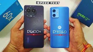 Moto G54 Vs Narzo 60X Speed Test  Dimensity 7020 Vs Dimensity 6100 [upl. by Htrow]