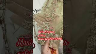 fashiondesigner mariab70 youtuber shortfeed shortsvideo fashion wedding viralreels [upl. by Esinereb]