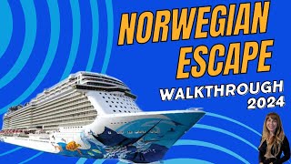 Norwegian Escape Walkthrough 2024 travel cruise walkthrough tour ncl escape cruisenorwegian [upl. by Fabio]