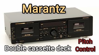 Marantz hi end double cassette deckmaxvintage about in hindi whatsapp 9829291883 [upl. by Htomit294]