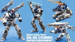 Transformers Diaclone DiaBattles V2 Cosmo Manuver Type KO MFT Lost Planet DA06 Robot Toys [upl. by Oremodlab]